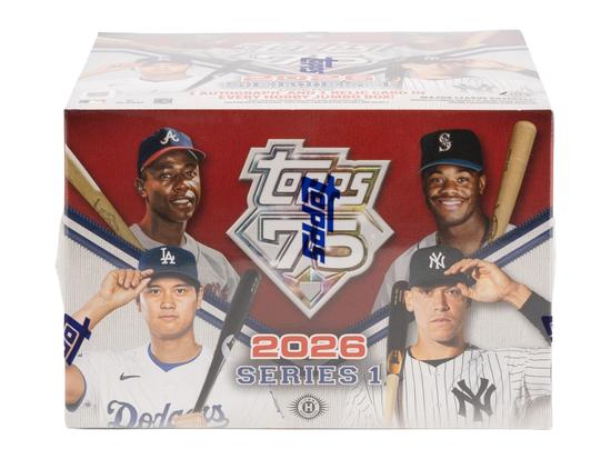 Image for 2026 Topps Series 1 Baseball Hobby Jumbo 6-Box Case