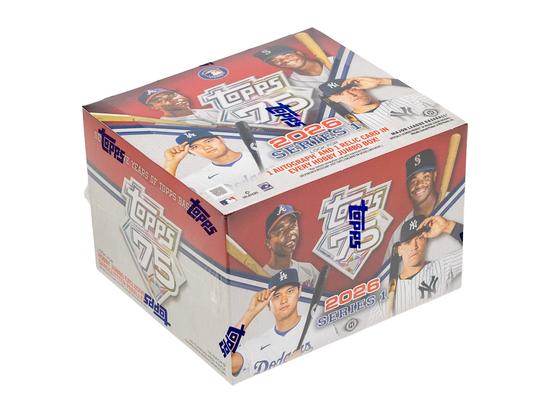 Image for 2026 Topps Series 1 Baseball Hobby Jumbo 6-Box Case