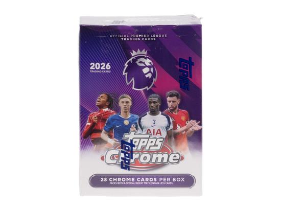 Image for 2026 Topps Chrome Premier League EPL Soccer Blaster 40-Box Case