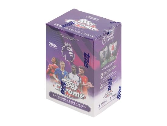 Image for 2026 Topps Chrome Premier League EPL Soccer Blaster 40-Box Case