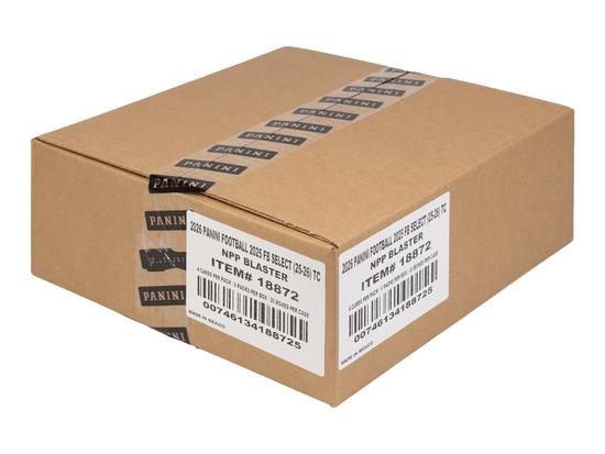 Image for 2025 Panini Select Football Blaster 20-Box Case (Red & Blue Prizms!)