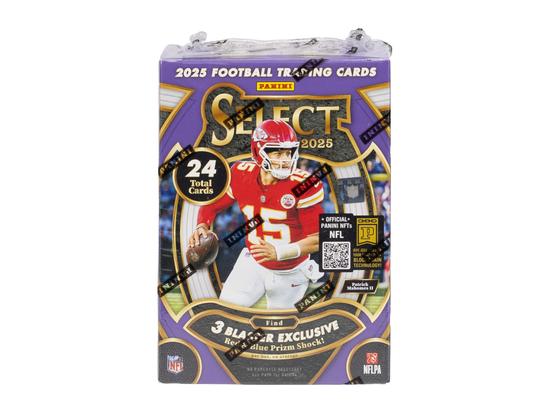 Image for 2025 Panini Select Football Blaster 20-Box Case (Red & Blue Prizms!)