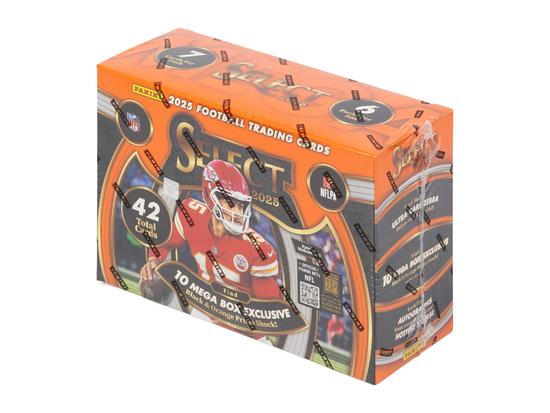 Image for 2025 Panini Select Football Mega Hobby 20-Box Case