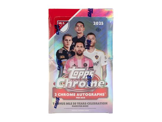 Image for 2025 Topps MLS Major League Soccer Chrome Hobby Box
