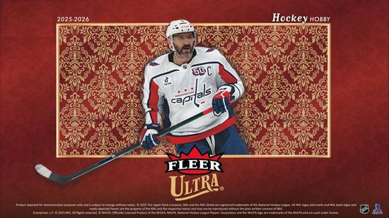 Image for 2025/26 Upper Deck Fleer Ultra Hockey Hobby Box