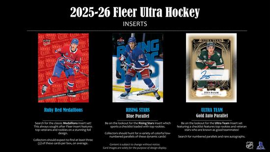 Image for 2025/26 Upper Deck Fleer Ultra Hockey Hobby Box