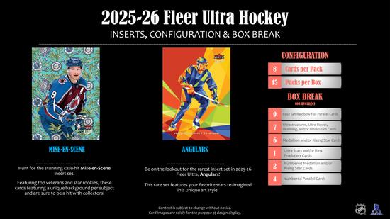 Image for 2025/26 Upper Deck Fleer Ultra Hockey Hobby Box