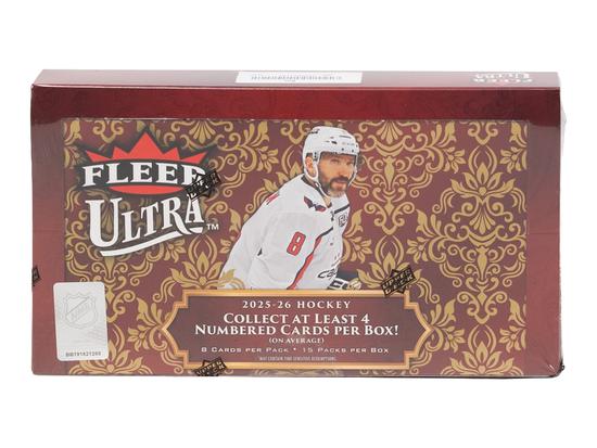 Image for 2025/26 Upper Deck Fleer Ultra Hockey Hobby Box