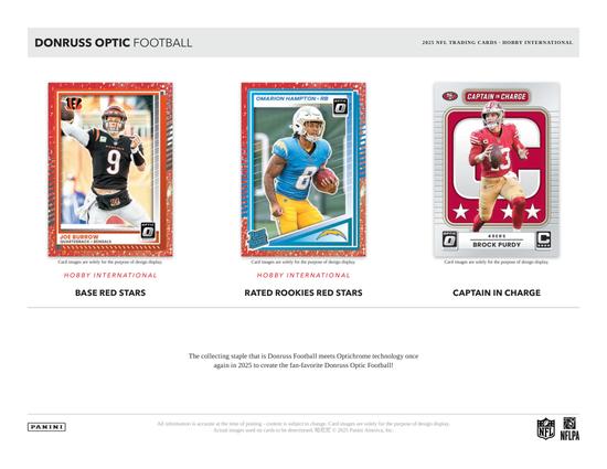 Image for 2025 Panini Donruss Optic Football International Hobby Box