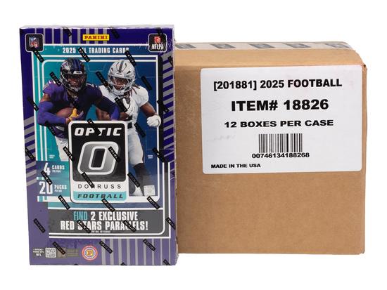 Image for 2025 Panini Donruss Optic Football International Hobby 12-Box Case