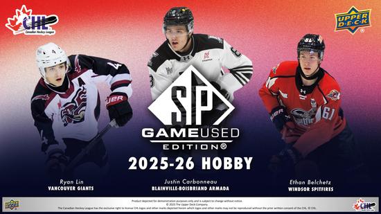 Image for 2025/26 Upper Deck CHL SP Game Used Hockey Hobby Box