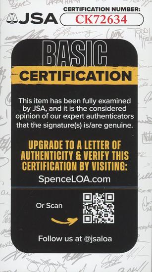 Image for Dante "Gluefingers" Lavelli Autographed Goal Line Art Card JSA CK72634 (Reed Buy)