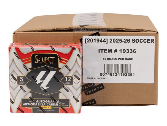 Image for 2025/26 Panini Select La Liga Soccer Hobby 12-Box Case