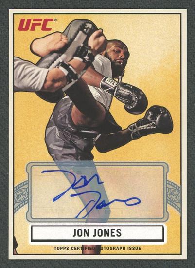 Image for 2013 Topps UFC Bloodlines Jon Jones Octagon-Side Auto /50