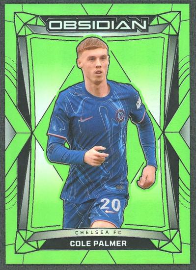 Image for 2024/25 Panini Obsidian Cole Palmer Green Flood /3 #106