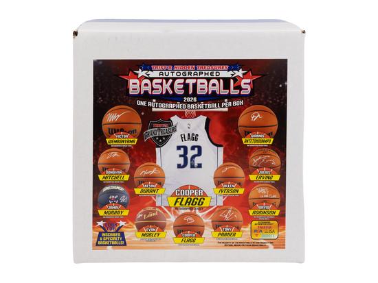 Image for 2026 TriStar Hidden Treasures Autographed Basketballs Hobby 4-Box Case