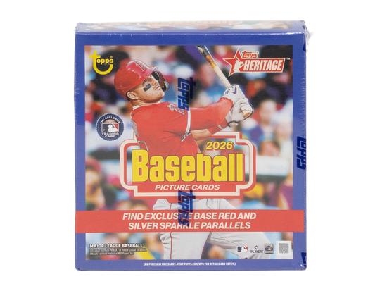 Image for 2026 Topps Heritage Baseball Mega 20-Box Case