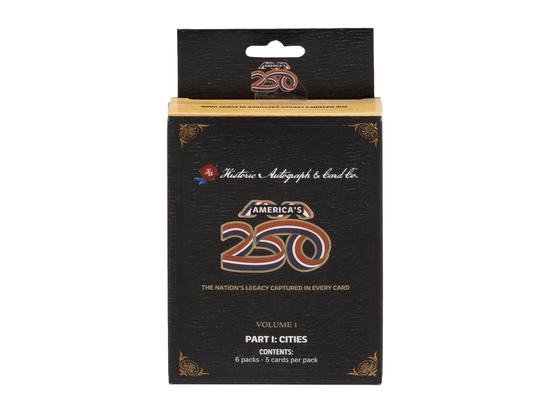 Image for 2026 Historic Autographs America's 250th Anniversary Part 1: Cities Hobby 24-Box Case