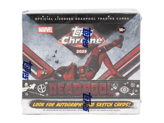 Image for 2025 Topps Deadpool Chrome Hobby Box
