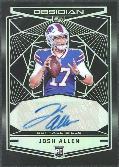 Image for 2018 Panini Obsidian Josh Allen Rookie Auto /75