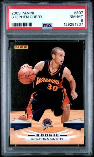 Image for 2009-10 Panini Stephen Curry Rookie #307 PSA 8
