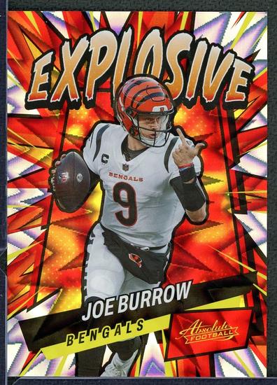 Image for 2022 Panini Absolute Joe Burrow Explosive #E2