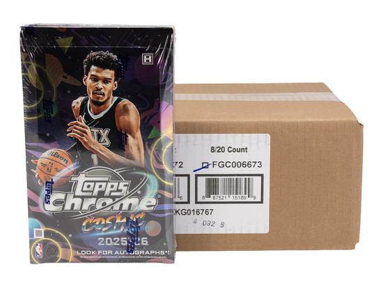Image for 2025/26 Topps Cosmic Chrome Basketball Hobby 8-Box Case