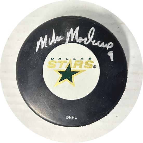 Image for Mike Modano Autographed Stars Hockey Puck TriStar 0180453 (Reed Buy)