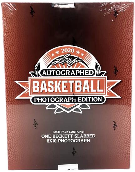 Image for 2020 Leaf Autographed Basketball Photo Edition Hobby Pack (Reed Buy)