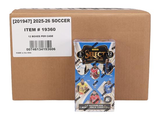 Image for 2025/26 Panini Select Ligue 1 Soccer H2 12-Box Case