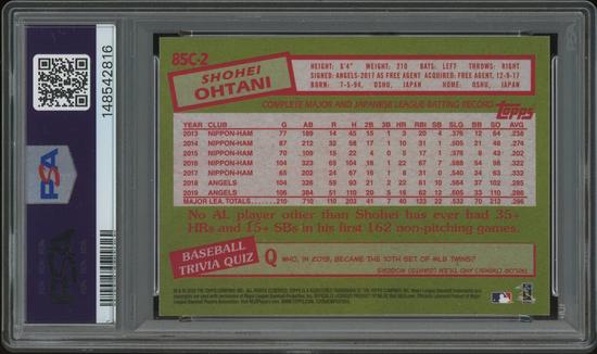 Image for 2020 Topps Silver Pack Baseball #2 Shohei Ohtani PSA 9 (MINT)