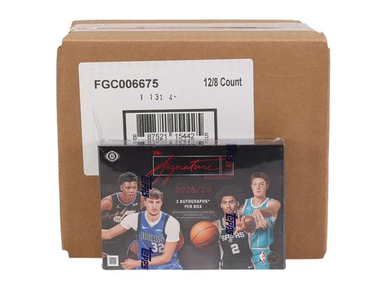 Image for 2025/26 Topps Signature Class Basketball Hobby 12-Box Case