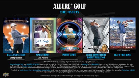 Image for 2026 Upper Deck Allure Golf Hobby 18-Box Case