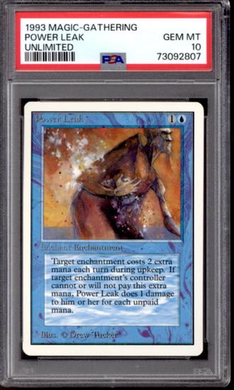 Magic MTG Unlimited Power Leak PSA 10 GEM MINT | eBay Magic MTG Unlimited Power Leak PSA 10 GEM MINT | eBay