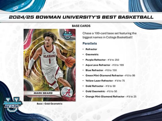 Image for 2024/25 Bowman University Best Basketball Hobby Box