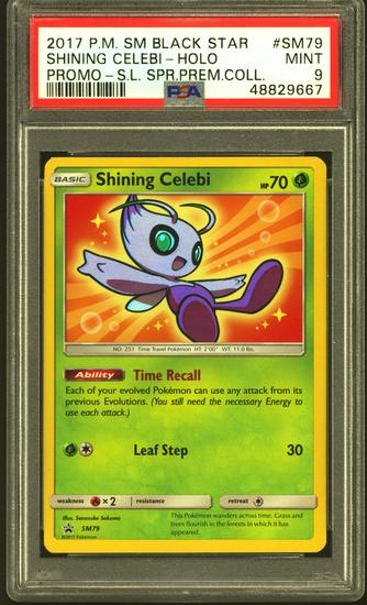 Image for Pokemon Shining Legends Special Collection Shining Celebi SM79 PSA 9