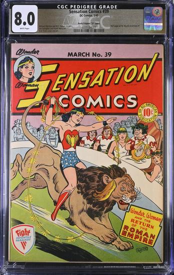 Image for Sensation Comics #39 CGC 8.0 Davis Crippen ("D" Copy) Pedigree (W) *4666604001*