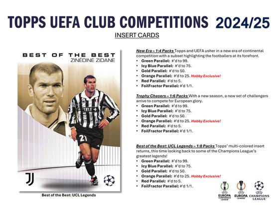 Image for 2024/25 Topps UEFA Club Competitions Soccer Hobby Box