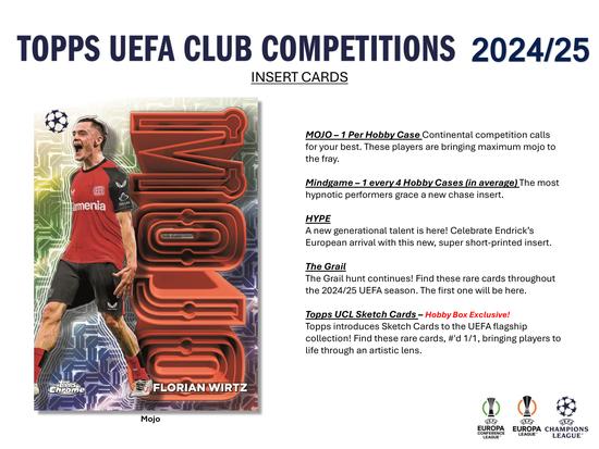 Image for 2024/25 Topps UEFA Club Competitions Soccer Hobby Box