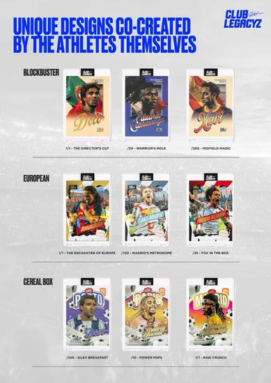 Image for 2025 Club Legacyz Icons Soccer Second Edition Hobby 10-Box Case