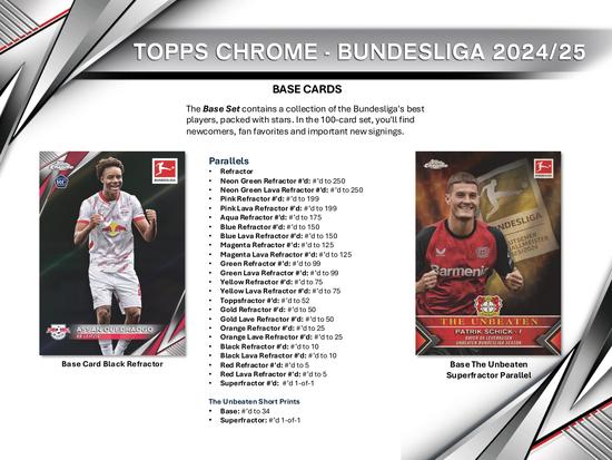 Image for 2024/25 Topps Chrome Bundesliga Soccer Hobby Box