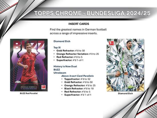 Image for 2024/25 Topps Chrome Bundesliga Soccer Hobby Box