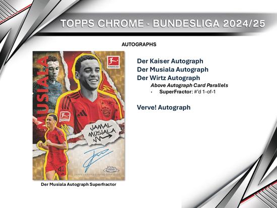 Image for 2024/25 Topps Chrome Bundesliga Soccer Hobby Box