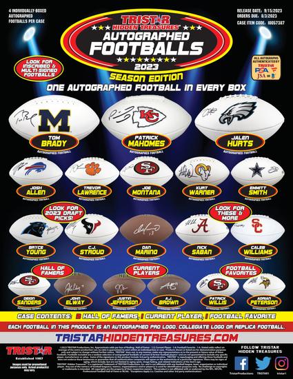 Image for 2023 TriStar Hidden Treasures Autographed Football Season Edition Hobby Box (Reed Buy)
