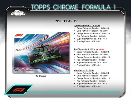 Image for 2024 Topps Chrome F1 Formula 1 Qualifying Lap Hobby 20-Box Case