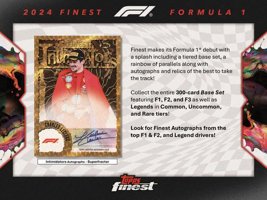 Image for 2024 Topps Finest F1 Formula 1 Hobby Box