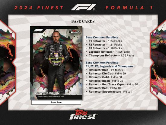 Image for 2024 Topps Finest F1 Formula 1 Hobby Box