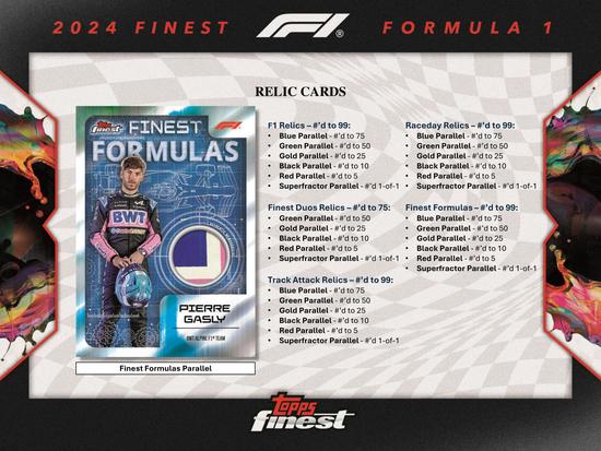 Image for 2024 Topps Finest F1 Formula 1 Hobby Box