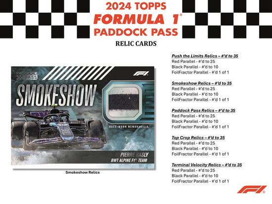 Image for 2024 Topps Paddock Pass F1 Formula 1 Hobby Box
