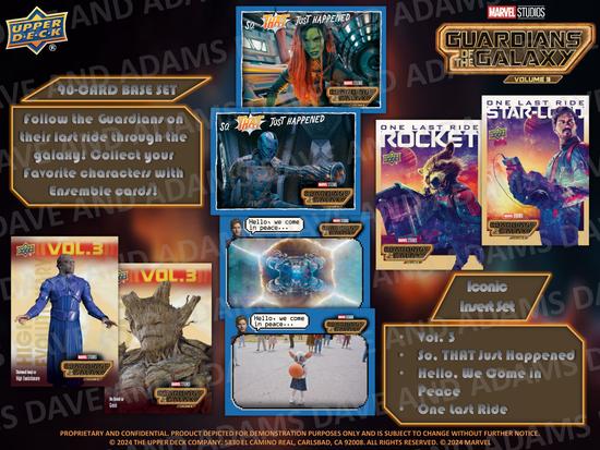 MARVEL STUDIOS GUARDIANS OF THE GALAXY VOLUME 3 HOBBY BOX (UPPER 